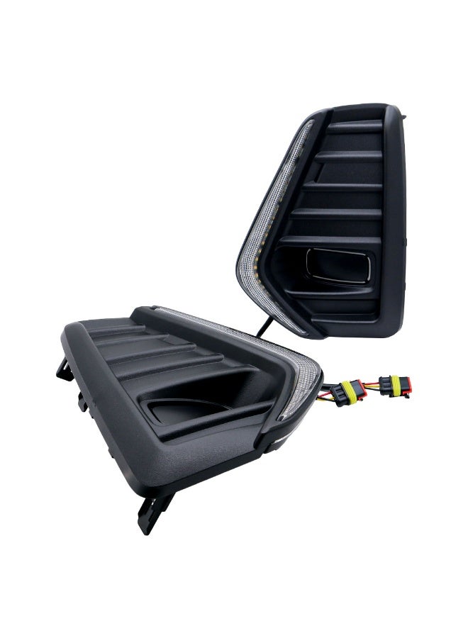 DLAA Pack of 2 Front NS1332L2L LED Fog Lamp Black Cover Only with Wires Suitable for Kicks 2021-ON | 1 Year International Warranty - Image 5